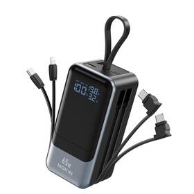 Mopb0202 Imokin Portable Charger 65w Power Bank Fast Charging Usb C Battery Pack With Black
