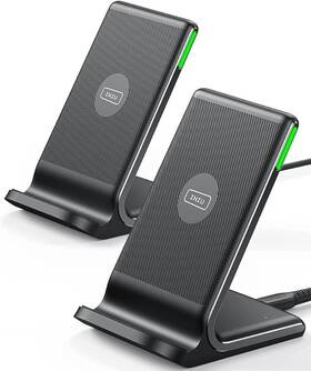 Iniu 392169684535 2-pack 15w Fast Wireless Charging Stand For Iphone And Samsung Galaxy
