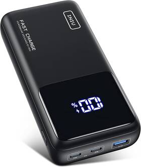 3-output Iniu B1-b63 25000mah Laptop Power Bank 65w Usb C Pd Qc Fast Charging Charger