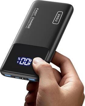 Bi-b6 Iniu Portable Charger Slimmest Fast Charging 10000mah Classic Size Black2