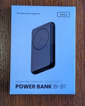 Bi-b7 Iniu Wireless Battery Pack Magpro Slim 5500mah Magnetic Portable Charger