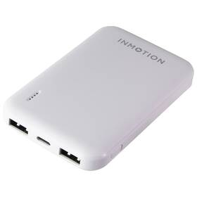 2877839 Inmotion 058930041518 Power Bank With Two Usb-a Ports 5000mah - White