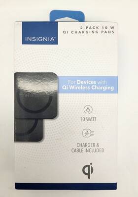 Ns-mwpc10ktp Insignia Insignia- 10 W Qi Certified Wireless Charging Pad For Android/iphone 2 Pack