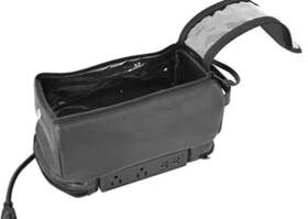 Lchtt401-r Intertek Portable Charging Station Tote Bag 4 Usb Ports 2 Outlets
