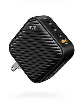 P310a Invzi Ganhub 100w Usb C Charger Multiport Gan Iii 4-port Charging Station Fast