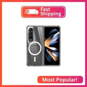 Tm0005 Ioifour For Samsung Galaxy Z Fold 4 Magnetic Clear Case Compatible With Wireles