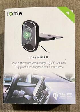 Iottie 857199008085 Itap 2 Wireless Car Magnetic Charger Cd Slot Mount Holder Iphone Samsung