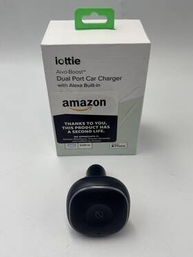 Chcrio201 Iottie Aivo Boost Alexa-built In Car Charger Usb-c Pd / Usb-a Qc