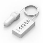 Anker40w Iphone White 5-port Car Poweriq Nexus Usb Charger Galaxy