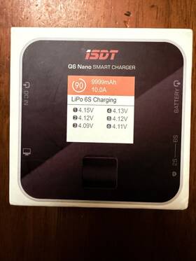 Isdt 716198552541 Q6 Nano Smart Charger White Open Box