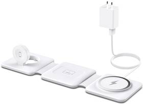 Cw340 Iseyyox 756166347533 Charging Station For Apple Multiple Devices - 3 In 1 Foldable Magnetic Wirele