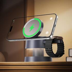 Vea01 Ivanky 15w Fast 4 In 1 Wireless Charging Without Power Adapter Midnight Blue