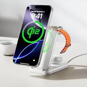 Vea06 Ivanky Qi2 Certified Wireless Charging Station For Iphone Version White