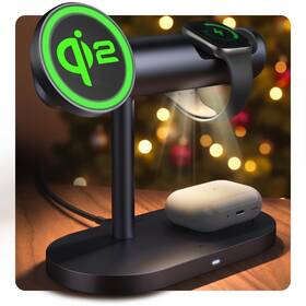 Vea07 Ivanky 4 In 1 Qi2 Certified Wireless Charger Stand For Iphone 17 Night Light Ma