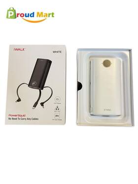 Dbl1000s Iwalk Powersquid Portable Charger With Built-in 3 Cables 9000mah