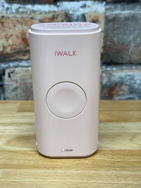 Dbl9000w Iwalk Portable Power Bank With Cable For Phone Pink 9000 Mah