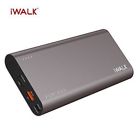 Iwalk-f20p-brown Iwalk Power Bank Portable Charger Qc Battery Pack 713153715782