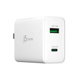 Jup2367 J5 Create Charger Usb-c 2port 67w