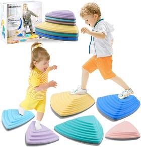 Arvono-us48 Jackery Stepping Stones For Kids Non-slip Toddlers Balance River Toys