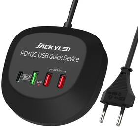 Wix-t3 Jackyled Usb Charger Hub With Quick Charge 3.0 4 Ports Portable Fast Char