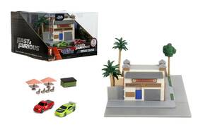 Jada 661732733026 Fast And Furious Torettos Market Cafe Nanoscene 2 1.65 Inch Die-cast Cars