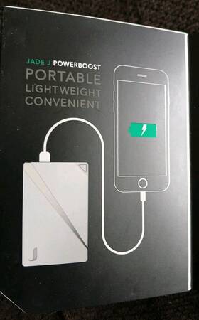 Jade J 689043014719 Power Bank Charger For Smartphones And Devices White Portable 3000mah