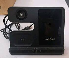 Jargou 793101428551 3-in-1 Charging Station For Iphone 15 14 13 And Apple Devices