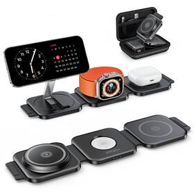 Jargou 976621070224 3 In 1 Charging Station For Iphone 16/15/14/13/12 Series Travel Charg