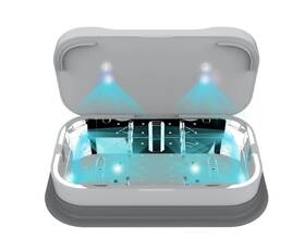 Uvs10w Jensen Uv Phone Sanitizer And Wireless Charger For Car Home Use