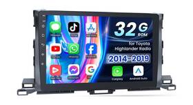 Jerqry 745746891634 4core 32gb Rom For Toyota Highlander Radio 2014-2019 Upgrade Wireless Carpla