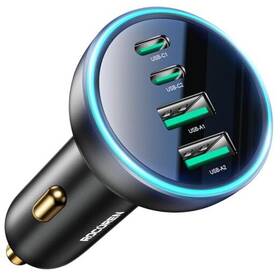 Rccc105-6u Jiangxi Chensheng Technology Co. Ltd 105w 6-port Multiport Car Charger Pd Fast Usb C For Black
