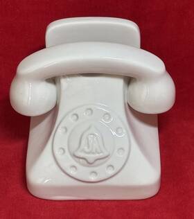 30843 Jonathan Adler Smartphone Dock/stand With Slot For Charging Cables White Porcelain