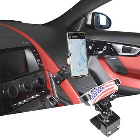 Jonkoko 394615361731 Car Armrest Mount Central Control Holder For F-type 2013-2024 Auto Accessories