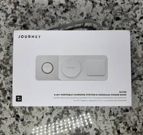 Jxut10wh Journey Glyde 4-in-1 Portable Charging Station And 10 000 Mah Power Bank White New