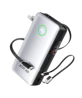 Jf-ac03 Joyfar Portable Charger Power Bank - Laptop Battery Pack 65w Ac Plug Gan 25000mah Bu