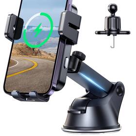 Jr-zs219 Joyroom Wireless Car Charger 15w Qi Fast Charging Holder Mount A