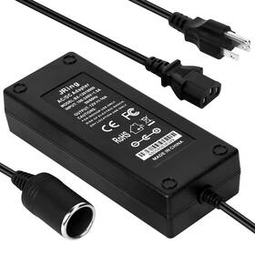 Jring 680580838349 Ac To Dc Converter 10a 110-220v 12v Under 120w Car Cigarette Lighter Socke