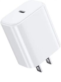 Js-fc20 Jsaux 20w Usb-c Power Adapter Iphone 13 Wall Charger White