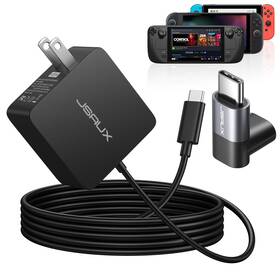 Js-ch-4502 Jsaux 45w Usb C Charger For Steam Deck/oled 5ft Cable Type Pd 3.0 45 Watt F