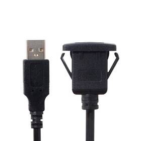 Jser 781828883111 1m Waterproof Single Usb 2.0 Extension Latch Mount Car Aux Cable For Das