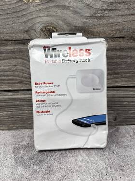 04076 Just Wireless Portable Battery Pack For Phones Tablets And Devices- 3400 Mah