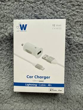 Just Wireless 705954030980 12 Watt Usb / Car Charger And Cable