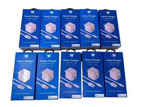 Just Wireless 705954041863 Wholesale Lot X 10 New Home Charger 12w Usb-a Iphone Cable 6 Pink Mficertified