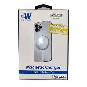 Just Wireless 705954200208 For Iphone Magsafe Compatible Magnetic Charger 5 Ft Usb-c