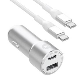 89102413 Just Wireless Pro Series 42w 2-port Usb-a And Usb-c Car Charger With