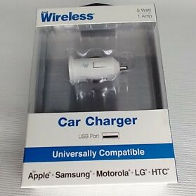 Just Wireless Universally Compatible Car Charger New
