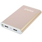 K-pb-houmi-1w-gold-p Elefull Portable Power Bank Rose Gold Led Flashlight 758910621593