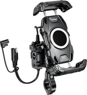 Kdr-m28a Kaedear Motorcycle Smartphone Holder Vibration Absorption Qi Wireless Char