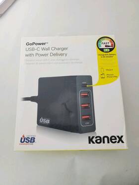 K160-1265 Kanex Gopower 72w Usb-c Macbook Charger With Power Delivery