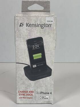 K39257eu Kensington Iphone And Ipod Charging Syncing Dock 3gs 4s